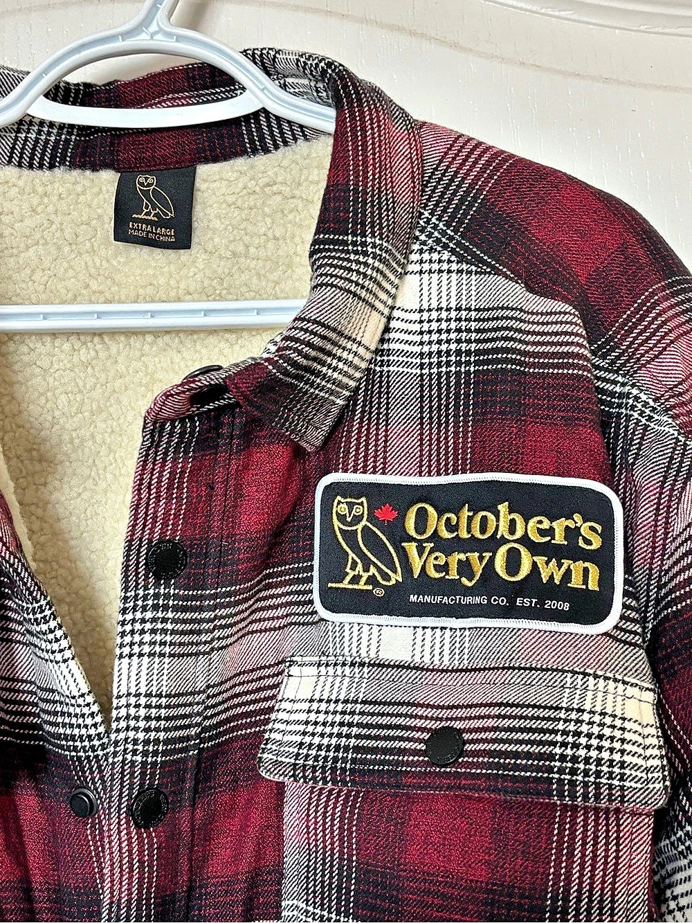 OVO Flannel Shirt Jacket